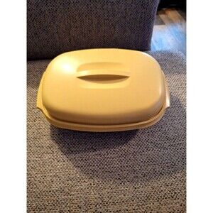 Vintage 1970's Tupperware Harvest Gold Steamer Model #1273